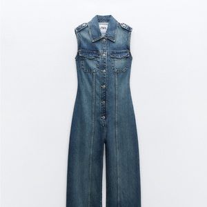 Zara Denim jumpsuit